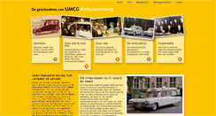 Desktop Screenshot of geschiedenis.umcgambulancezorg.nl